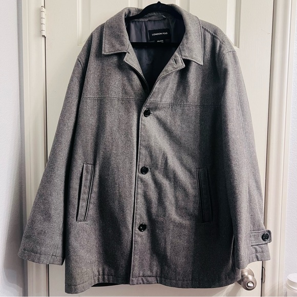 London Fog Other - London Fog Wool Balend Overcoat- Old-Money style -Menswear Charcoal Gray